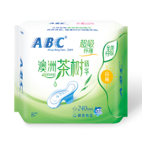 ABC茶树精华纤薄棉柔日用卫生巾