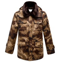 兵行者荒漠大衣棉大衣军大衣男冬季加厚防寒棉服棉袄 荒漠 尺码请留言备注