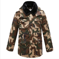 兵行者荒漠大衣棉大衣军大衣男冬季加厚防寒棉服棉袄 武 尺码请留言备注