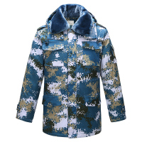 兵行者军大衣荒漠大衣棉大衣男冬季加厚防寒棉服棉袄 海洋 尺码请留言备注