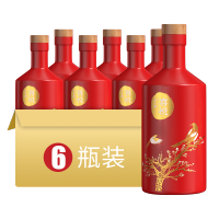 谷小酒喜悦 52度500ml*6瓶 浓香型白酒 整箱礼盒装