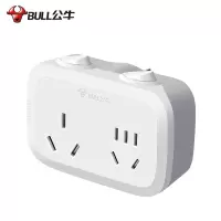 公牛（BULL）大功率一转二插座/一转多分控转换插头/电源转换器 2位分控无线转换插座GN-9323D