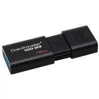 金士顿DT100 商务办公U盘16G USB3.0 U盘1个