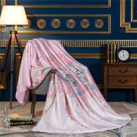 杉杉(FIRS)欧式桑蚕丝冬被SSDB-9009粉色