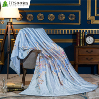 杉杉(FIRS)欧式桑蚕丝冬被SSDB-9008蓝色