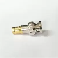 2M两兆头视频接线端子DDF数字配线架同轴电缆连接器直通转接头CC4卡农CC3莲花头NEC L9母转Q9型BNC公1个装