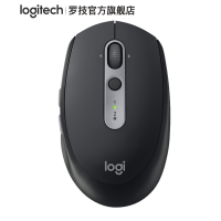 罗技(Logitech) M590无线静音蓝牙鼠标双模连接 黑色