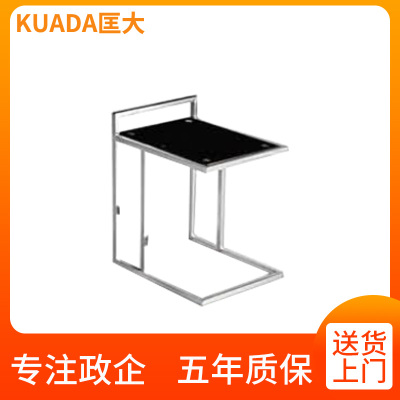 匡大 不锈钢玻璃创意沙发搭配方茶几KDDJ-1 500*400*590MM
