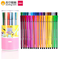 得力(deli) 水彩笔 7068 粉色包装 一筒装