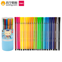 得力(deli) 水彩笔 7067 蓝色包装 一筒装