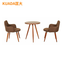 匡大 商务洽谈椅组合时尚休闲椅高脚沙发椅1桌2椅组合 KDXXY-JSD02
