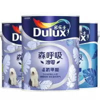 多乐士(Dulux)森呼吸淳零无添加硅藻抗甲醛5合1内墙乳胶漆油漆涂料墙面漆A8211+A931白色 15L