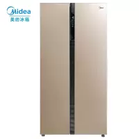 美的(Midea)冰箱525升双门对开门双开门智能变频无霜电冰箱BCD-525WKPZM(E)芙蓉金