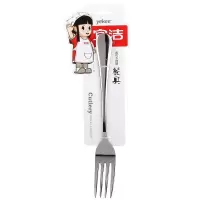 宜洁(yekee)不锈钢叉子 西餐叉牛排叉 不锈钢餐具中叉2只装 Y-9844