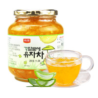 韩福10.2蜂蜜芦荟柚子茶1000g