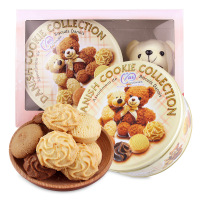 麦阿思 小熊松脆曲奇饼干(礼盒装)400g