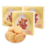麦阿思 黄油味小熊松脆曲奇饼干110g