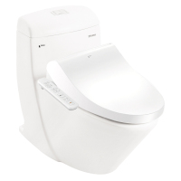 日本—INAX伊奈智能虹吸式马桶坐便器 智能盖板除臭烘干家用旋涡式虹吸连体陶瓷马桶CCIX1840+7BL3