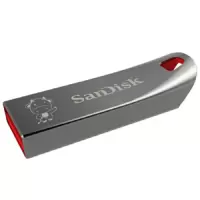 闪迪(SanDisk) CZ71酷晶64G金属迷你创意U盘(银灰色) 个性定制版
