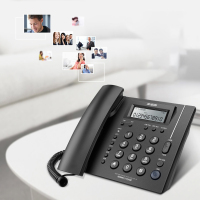BBG 电话机座机办公商用有线固定电话家用固话商务免电池HCD113 蓝色 15台装