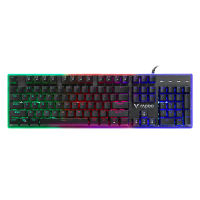 雷柏(RAPOO)混彩 背光游戏键盘 V52PRO
