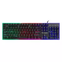 雷柏(RAPOO)混彩 背光游戏键盘 V52PRO