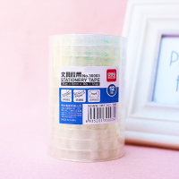 得力 30003 文具胶带 8mm*50y 透明色 12卷/件