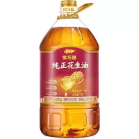 金龙鱼 纯正花生油5L 纯物理压榨花生食用油 单位:瓶