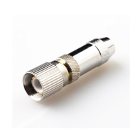 恒硕BNC射频头SYV75-2-1 视频头同轴电缆连接适配器 100个装