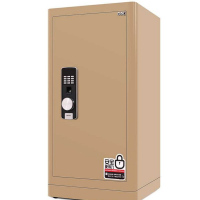 得力(deli) 4069 指纹+密码双重防盗国标保险箱 家用办公大容量 金色 85*48*44cm
