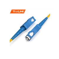 netLINK HTF- 电信级光纤跳线 熔接尾纤 跳钎 光纤收发器连接线 SC-SC 单模(单芯)1对 5米