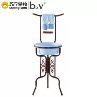 b2v 三角落地铁质红色脸盆架