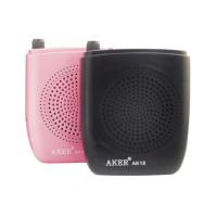 得力(deli)AK18扩音器教师导游音箱音响液晶显示屏录音便携腰挂喊话器小蜜蜂