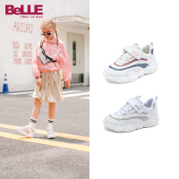BELLE百丽童鞋女童运动鞋春季中小童时尚老爹鞋儿童休闲小白鞋跑步鞋子