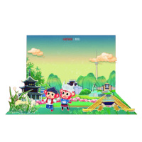 SCP 立体卡片 SCP-13886 210*170mm立体卡通贺卡卡片(张)