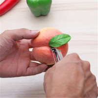 尖头不锈钢多功能削皮器家用削皮刀(40克4把)