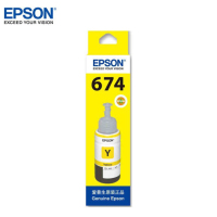 爱普生(EPSON)T6744原装墨水 适用L801 L850 L1800黄色 墨水