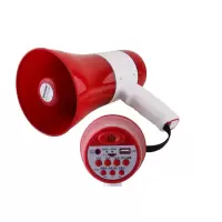录音扩音器 手持喇叭 大功率喊话器 可充电可插卡便携式扬声器