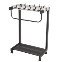 12头烤漆雨伞架 带锁雨伞架 酒店喷塑雨伞架 银行雨伞架 企业专享