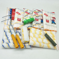 4寸滚筒刷子10个羊毛滚芯 刷油漆乳胶漆涂料滚刷毛刷