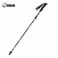 思凯乐 户外登山杖五节折叠铝合金轻便防滑登山杖Z9921023 男女徒步旅行 颜色随机