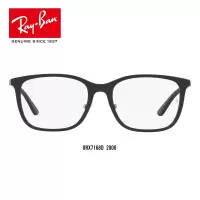 RayBan雷朋光学镜架男款简约气质舒适方形近视镜框0RX7168D 2000尺寸55