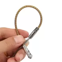 多股电工穿线器 电线网线穿管器 线槽线管光纤引线器 多股钢丝线 带轮钢丝15米