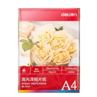 得力(deli) DY 11850 高光相片纸