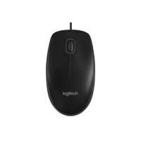 罗技(Logitech) B100全尺寸有线鼠标 家用商务静音办公笔记本便携鼠标易安装人体工学设计