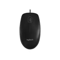 罗技(Logitech) B100全尺寸有线鼠标 家用商务静音办公笔记本便携鼠标易安装人体工学设计