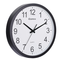 【苏宁自营】齐心 L821 挂钟 黑色 圆型（个）