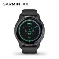 佳明 GarminActive 曜石黑 智能通知健康提醒时尚穿搭血氧心率监测跑步智能运动手表 大码