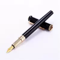 毕加索 PS-988 亮黑金夹铱金笔