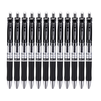 三木(SUNWOOD) G-35 12支0.5mm按动中性笔签字笔水笔(单位:件)
